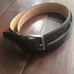 Cole Haan brown leather belt